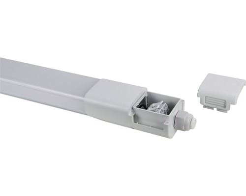 LED svítidlo do vlhkého prostředí s otevřenou připojovací krabicí včetně hmoždinek