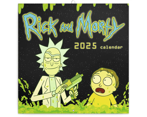 Poznámkový kalendář Rick a Morty 2025