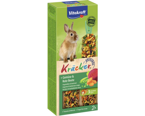 Vitakraft Kräcker pro králíky se zeleninou a červenou řepou