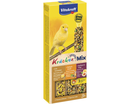 Vitakraft Kräcker® mix 3 druhů pro kanárky, 80 g