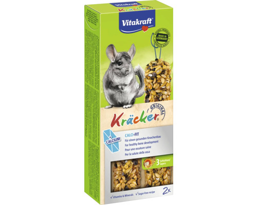 Vitakraft Kräcker pro činčily, pro zdravý vývoj kostí