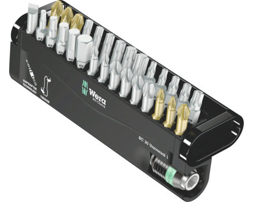 Wera Bit-Check s různými šroubovacími bity