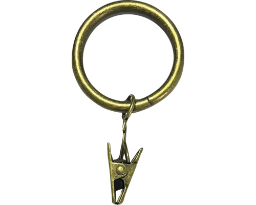 Kroužek na závěsy se skládacími háčky na závěsy