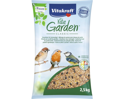 Vitakraft Vita Garden Classic sypké krmivo pro zahradní ptáky, 2,5 kilogramové balení