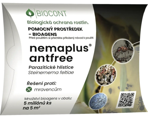 Nemaplus Antfree pro biologickou ochranu proti mravencům.