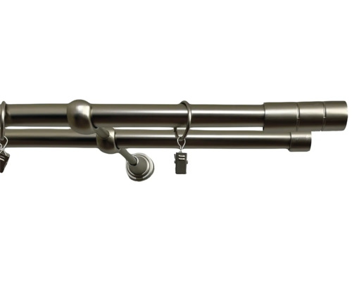 Dvojitá Garnýž sada válec satén Ø 16 mm 160 cm