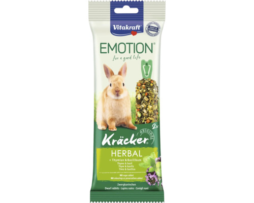 Vitakraft Emotion Kräcker Herbal pro zakrslé králíky