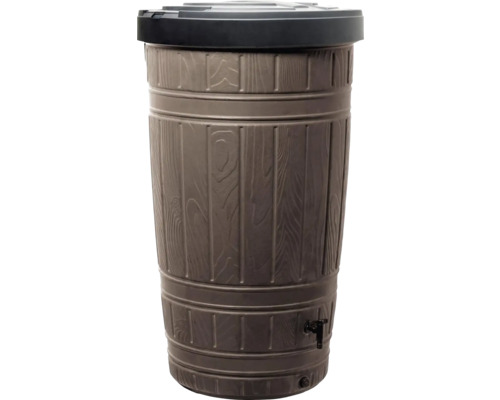 Plastový sud na dešťovou vodu s víkem a kohoutkem