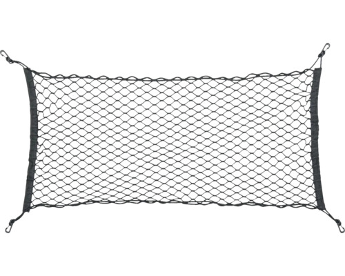 Upevňovací pružná síť zavazadel do auta COMPASS 90x50 cm