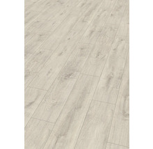 Světlá laminátová podlaha s dřevěnou strukturou