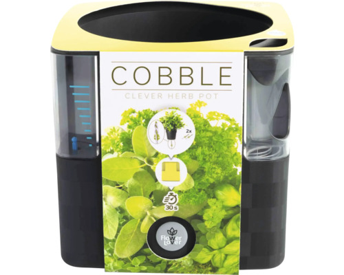 Chytrý květináč na bylinky Cobble pro pěstování bylinek
