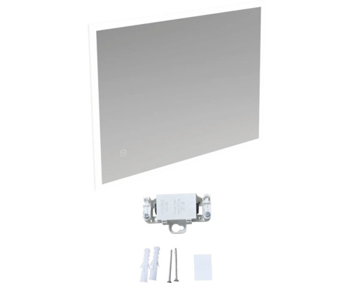 LED zrcadlo s upevňovacím materiálem