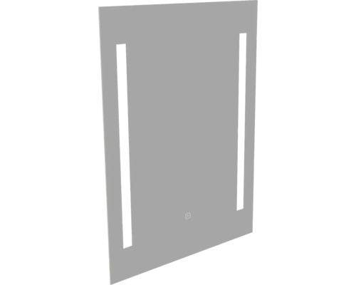 Obdélníkové zrcadlo s bočním osvětlením