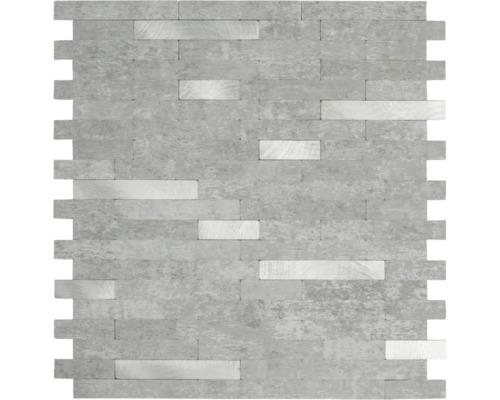 Mozaiková dlaždice z kameniny a kovu