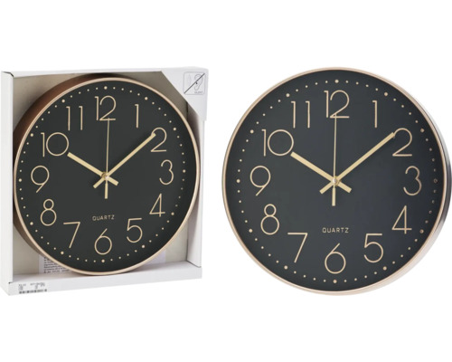 Nástěnné hodiny s ciferníkem a quartzovým strojkem