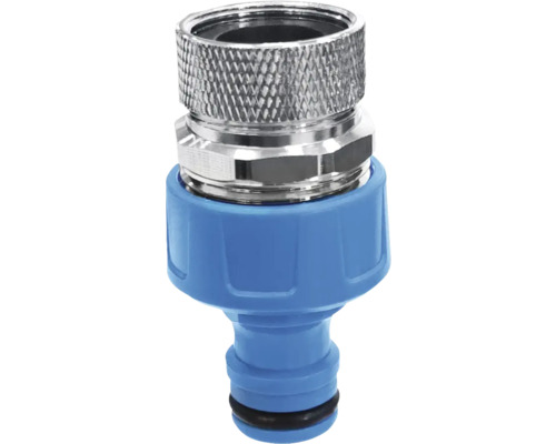 Konektor zahradní hadice z kovu a plastu