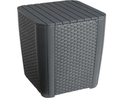 Zahradní stolek s designem ratanu