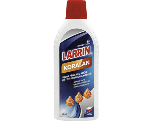 Larrin Koralan čistič koberců a čalounění, 500 ml láhev