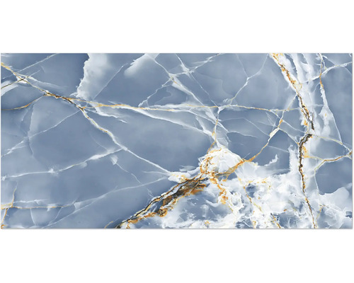 Dlažba imitace mramoru FLICKER Teal 60x120 cm Vzor dlaždic s mramorovým vzhledem