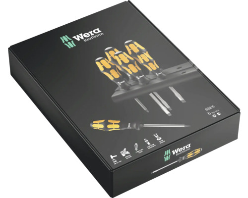 Sada šroubováků Wera Kraftform v černém obalu.
