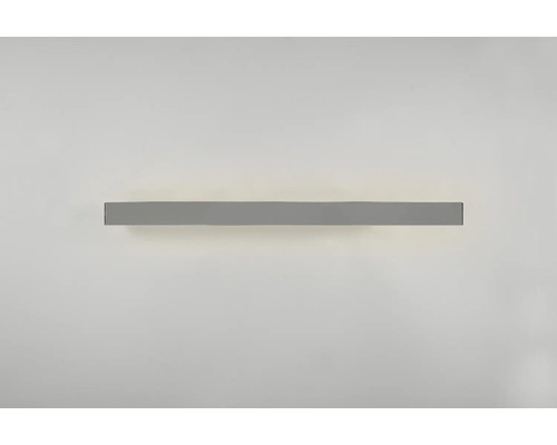 Šedé LED nástěnné svítidlo na zdi