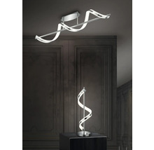Stropní a stolní lampa s moderním, zakřiveným designem
