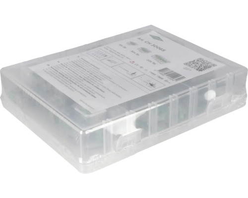 Sada krabicových svorek v průhledném obalu