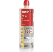 Láhev chemické malty značky Fischer, FIS VL 410 C