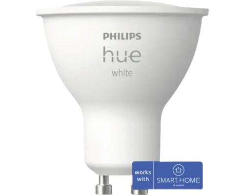 LED žárovka Philips HUE 8720169230170 White GU10 4,2W 400lm stmívatelná - kompatibilní se SMART HOME by hornbach Žárovka Philips Hue White