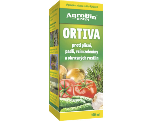 Přípravek k ochraně zeleniny a okrasných rostlin proti houbovým chorobám ORTIVA 100 ml
