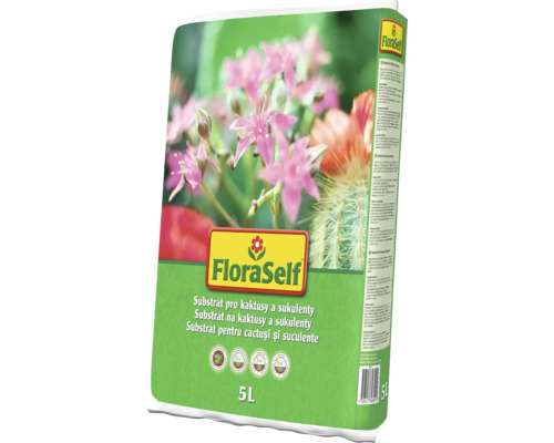 Substrát pro kaktusy FloraSelf Bio 5 l