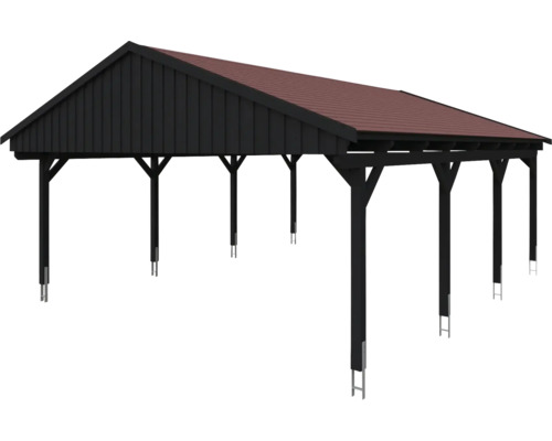 Volně stojící carport se střechou