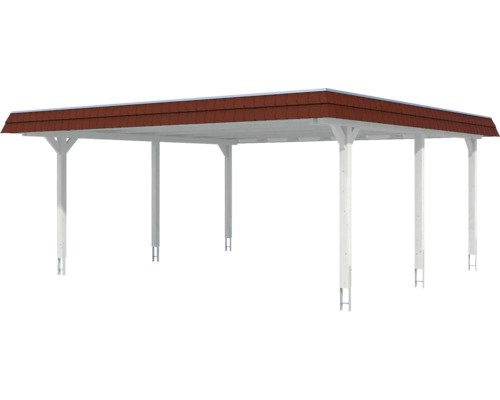 Volně stojící carport s taškovou střechou