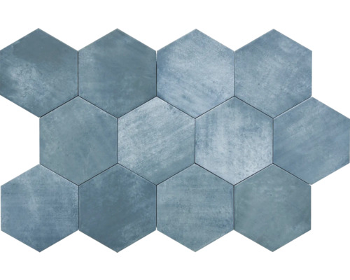 Obklad hexagon imitace betonu Denia 14x16 cm Šestiúhelníkové dlaždice z kameniny