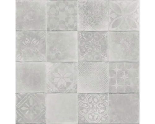 PVC podlaha šedá CPN Floor Tiles Morocco 127M šířka 4 m (metráž) Dlaždice s různými vzory