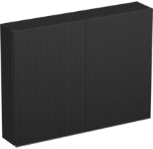Koupelnová skříňka závěsná Intedoor TRENTA černá matná 60 x 60 x 15 cm TRE HZ 60x15 2D B A9276