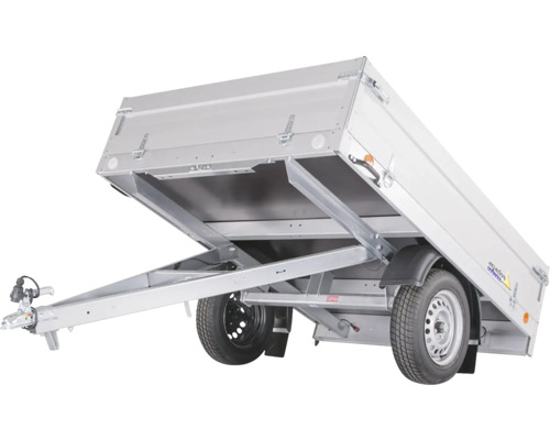 Přívěs Agados s funkcí sklápění.