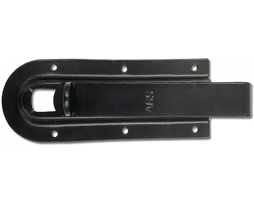 Kovový dveřní závorník s otvory pro upevnění