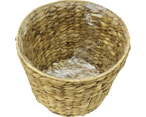 Pletený květináč s plastovou vložkou