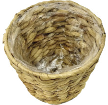Pletený koš na rostliny s plastovou vložkou