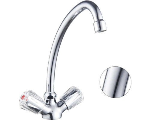 Kuchyňská baterie se dvěma kohoutky