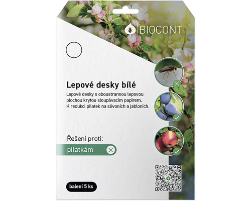 Lepové desky bílé 5ks