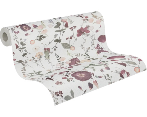 Role tapety s květinovým vzorem