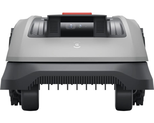 Pohled zezadu na robotickou sekačku