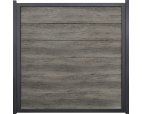 Plotový prvek s dřevěnou strukturou a rámem