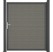 Zahradní branka z kovu a dřeva