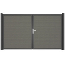 Dvoukřídlá brána do zahrady