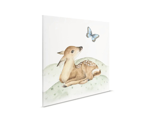 Malba se srnou a motýlem