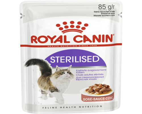 Kapsička pro kočky ROYAL CANIN FHN STERILISED 85g 1ks Krmivo pro kočky Royal Canin pro kastrované dospělé kočky, 85 gramů