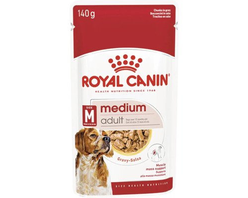 Kapsičky pro psy ROYAL CANIN Medium Adult pro středně velká plemena 1 balení 10x140 g